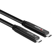Lindy-43333-USB-kabel-10-m-USB-3-2-Gen-1-3-1-Gen-1-USB-C-Zwart