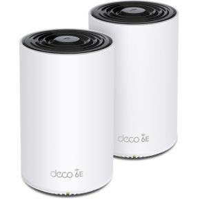 TP-Link Deco XE75 Pro (2-pack) Tri-band (2,4 GHz / 5 GHz / 6 GHz) Wi-Fi 6E (802.11ax) Wit 3 Intern