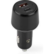 Nedis Autolader | 2.0 / 3.0 / 3.25 A | Outputs: 2 | Poorttype: USB-A / USB-C&copy; | 65 W | Automatische Volt