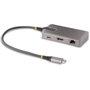 StarTech.com USB-C Multiport Adapter, 4K 60Hz HDMI Mini Dock, HDR, 2 Port 5Gbps USB 3.0 Hub, 100W PD