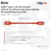 CLUB3D-USB2-Type-C-Bi-Directional-USB-IF-Certified-Cable-Data-480Mb-PD-240W-48V-5A-EPR-M-M-4m-13