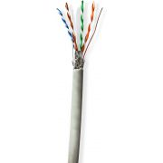 Nedis-Netwerk-Kabel-Rol-CAT6-Solid-S-FTP-CCA-305-0-m-Binnenshuis-Rond-PVC-Grijs-Trekdo