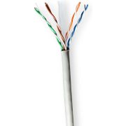 Nedis Netwerk Kabel Rol | CAT6 | Stranded | U/UTP | CCA | 100.0 m | Binnenshuis | Rond | PVC | Grijs | Gif