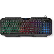 Nedis GKBD110BKUS Bedraad Zwart Toetsenbord