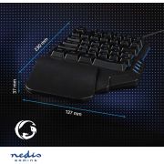 Nedis-Bedraad-Gaming-Toetsenbord-USB-Type-A-Membrane-Toetsen-RGB-Enkelhandig-Universeel-Lengte
