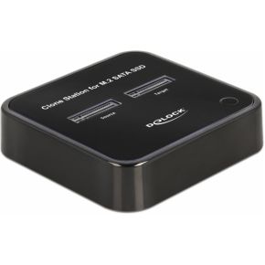 Delock 64178 M.2 dockingstation voor 2 x M.2 SATA SSD met kloonfunctie