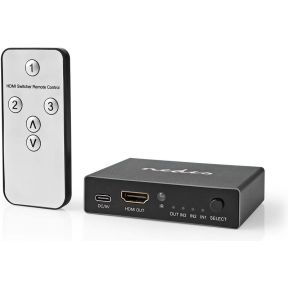 HDMI©-Switch | 3 poort(en) | 3x HDMI© Input | HDMI© Output | 8K@60Hz | 45 Gbps | Afstandbestuu