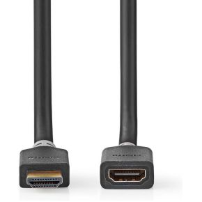 Nedis CVBW35090AT20 HDMI kabel 2 m HDMI Type A (Standaard) 3 x HDMI Type A (Standard) Antraciet