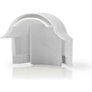 Nedis Kabelmanagement | Buis | Over de hoek | 1 Stuks | PVC | Wit