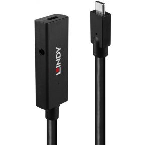 Lindy 43364 USB-kabel 5 m USB 3.2 Gen 2 (3.1 Gen 2) USB C Zwart