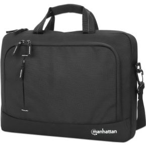 Manhattan Manhattan 440363 notebooktas 35,8 cm (14.1 ) Documententas Zwart