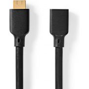 Nedis-CVGB35090BK10-HDMI-kabel-1-m-HDMI-Type-A-Standaard-Zwart