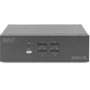 Digitus DS-12883 KVM-switch Zwart