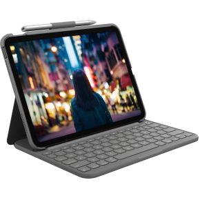 Logitech Slim Folio Grijs Bluetooth QWERTY US International