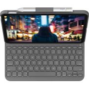 Logitech Slim Folio Grijs Bluetooth QWERTY US International