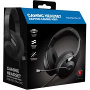 Raptor-Gaming-RG-H300-B-hoofdtelefoon-headset-Bedraad-Hoofdband-Gamen-Zwart