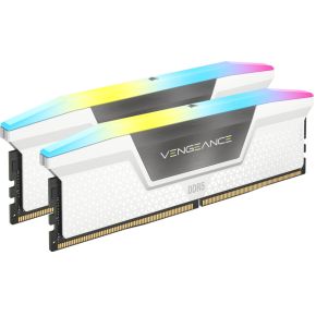 Corsair DDR5 Vengeance RGB 2x32GB 5200 White geheugenmodule