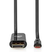 Nedis USB-C© Adapter | USB 3.2 Gen 1 | USB-C© Male | DisplayPort Male / USB-C© Female | 8K@30Hz | 2.