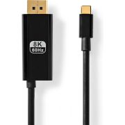 Nedis-USB-C-copy-Adapter-USB-3-2-Gen-1-USB-C-copy-Male-DisplayPort-Male-USB-C-copy-Female-8K-30Hz-2-