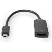 Nedis-USB-C-copy-Adapter-USB-3-2-Gen-1-USB-C-copy-Male-HDMI-copy-Female-4K-60Hz-0-20-m-Rond-Vernik