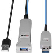 Lindy-43346-USB-kabel-100-m-USB-3-2-Gen-1-3-1-Gen-1-USB-A-2-x-USB-A-Blauw-Zilver