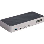 StarTech.com USB-C Triple Monitor Docking Station - HDMI/DP Triple 4k USB-C Dock - 5x USB Hub - GbE