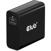 CLUB3D Travel Charger 140 Watt GaN technology, Single port USB Type-C, Power Delivery(PD) 3.1 Suppor