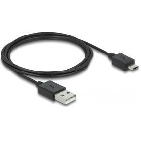 DeLOCK 64212 video kabel adapter 0,18 m HDMI Type A (Standaard) USB Type-C + Micro-USB Zwart