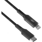 ACT-USB-2-0-Laad-en-datakabel-C-male-Lightning-male-1-meter-MFI-gecertificeerd