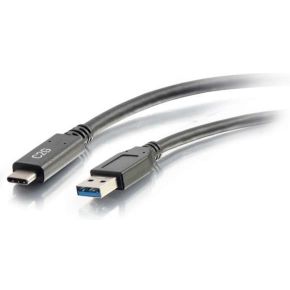 C2G 28833 USB-kabel 3,048 m USB 3.2 Gen 1 (3.1 Gen 1) USB C USB A Zwart