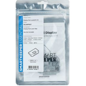 Smartkeeper DL04P1GY poortblokker DisplayPort Grijs 10 stuk(s)