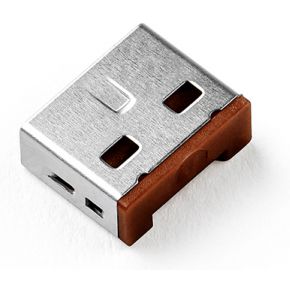 Smartkeeper UL03P1BN poortblokker Poortblokker + sleutel USB Type-A Bruin Kunststof 10 stuk(s)
