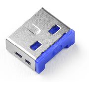 Smartkeeper UL03P2DB poortblokker Poortblokker + sleutel USB Type-A Blauw Kunststof 100 stuk(s)