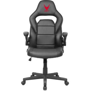 high-end gaming chair Riverside, zwart, verstelbare armleuningen