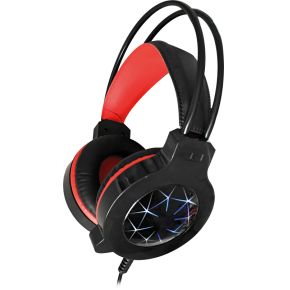 Varr VH6010B hoofdtelefoon/headset Bedraad Hoofdband Gamen Zwart, Rood