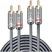 Lindy-35344-audio-kabel-0-5-m-2-x-RCA-Antraciet