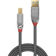 Lindy-36664-USB-kabel-5-m-USB-3-2-Gen-1-3-1-Gen-1-USB-A-USB-B-Grijs