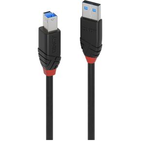 Lindy 43227 USB-kabel 10 m 3.0 (3.1 Gen 1) USB A USB B Zwart