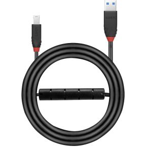 Lindy 43227 USB-kabel 10 m 3.0 (3.1 Gen 1) USB A USB B Zwart