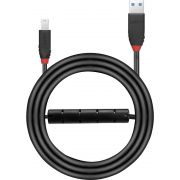 Lindy 43227 USB-kabel 10 m 3.0 (3.1 Gen 1) USB A USB B Zwart