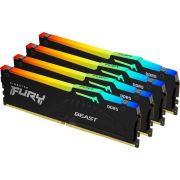 Kingston DDR5 Fury Beast RGB 4x32GB 5200 geheugenmodule