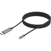 Conceptronic ABBY10G video kabel adapter 2 m USB Type-C HDMI Grijs