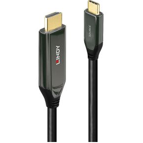 Lindy 43367 video kabel adapter 1 m USB Type-C HDMI Type A (Standaard) Zwart