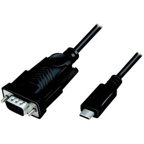 LogiLink AU0051A kabel adapter 1,2 m USB C naar Serieël (9 pin)