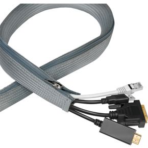 LogiLink KAB0071 kabel beschermer Kabelbeheer Grijs