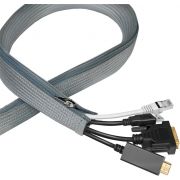 LogiLink KAB0071 kabel beschermer Kabelbeheer Grijs