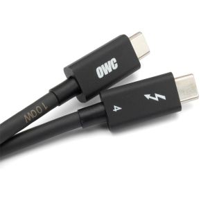 OWC OWCCBLTB4C1.0M USB-kabel 1 m USB 3.2 Gen 2 (3.1 Gen 2) USB C Zwart