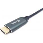 Equip-133415-video-kabel-adapter-1-m-USB-Type-C-HDMI-Type-A-Standaard-Zwart-Grijs