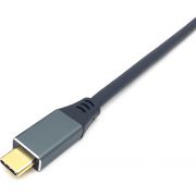 Equip-133416-video-kabel-adapter-2-m-USB-Type-C-HDMI-Type-A-Standaard-Grijs-Zwart