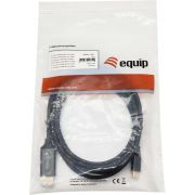 Equip-133417-video-kabel-adapter-3-m-USB-Type-C-HDMI-Type-A-Standaard-Grijs-Zwart